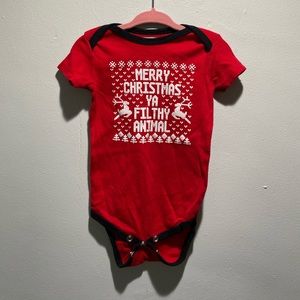 Christmas funny novelty onesie. 12m